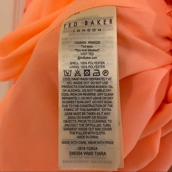 TED BAKER LONDON Tiara Dot Ruched Ruffle Skirt - Picture 7 of 8